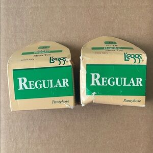 Two pairs of L’eggs regular pantyhose